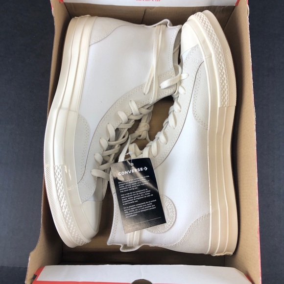 Converse Chuck 70 Hi Final Club 168605C White Egret Men Fear of God NEW - Picture 9 of 11